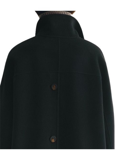 Doublé Button Coat Lisa Yang | 2026618BL BLACK